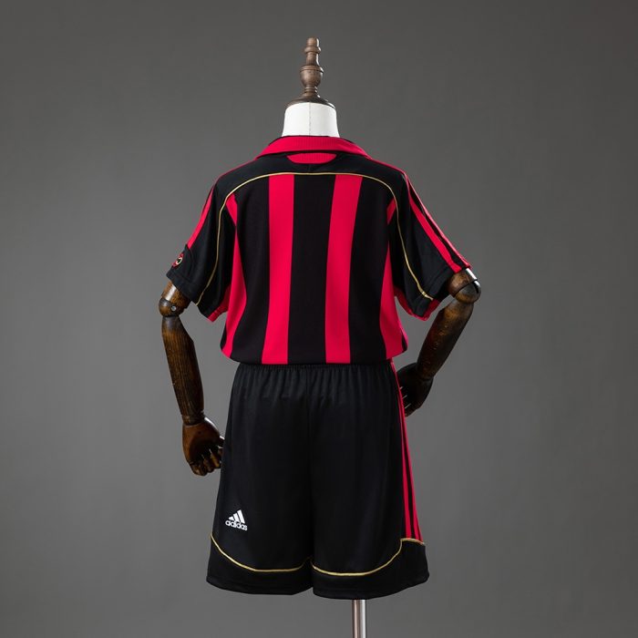 AC Milan 06/07 Home Retro Kids Kit Jersey - 图片 2