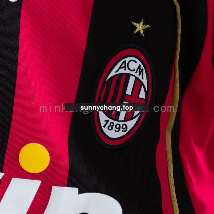 AC Milan 06/07 Home Retro Kids Kit Jersey - 图片 6