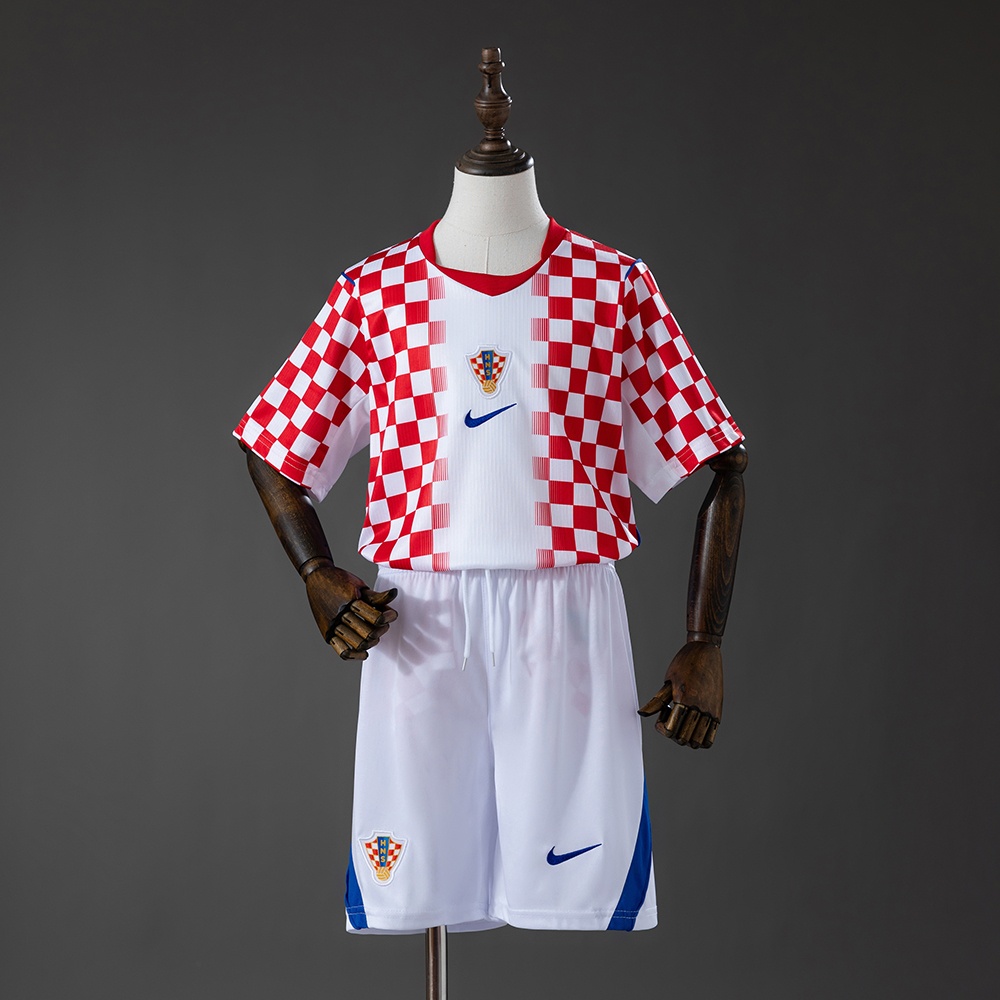 JER-10336_1 Croatia 2026 Home Kids Kit Jersey - 图片 1