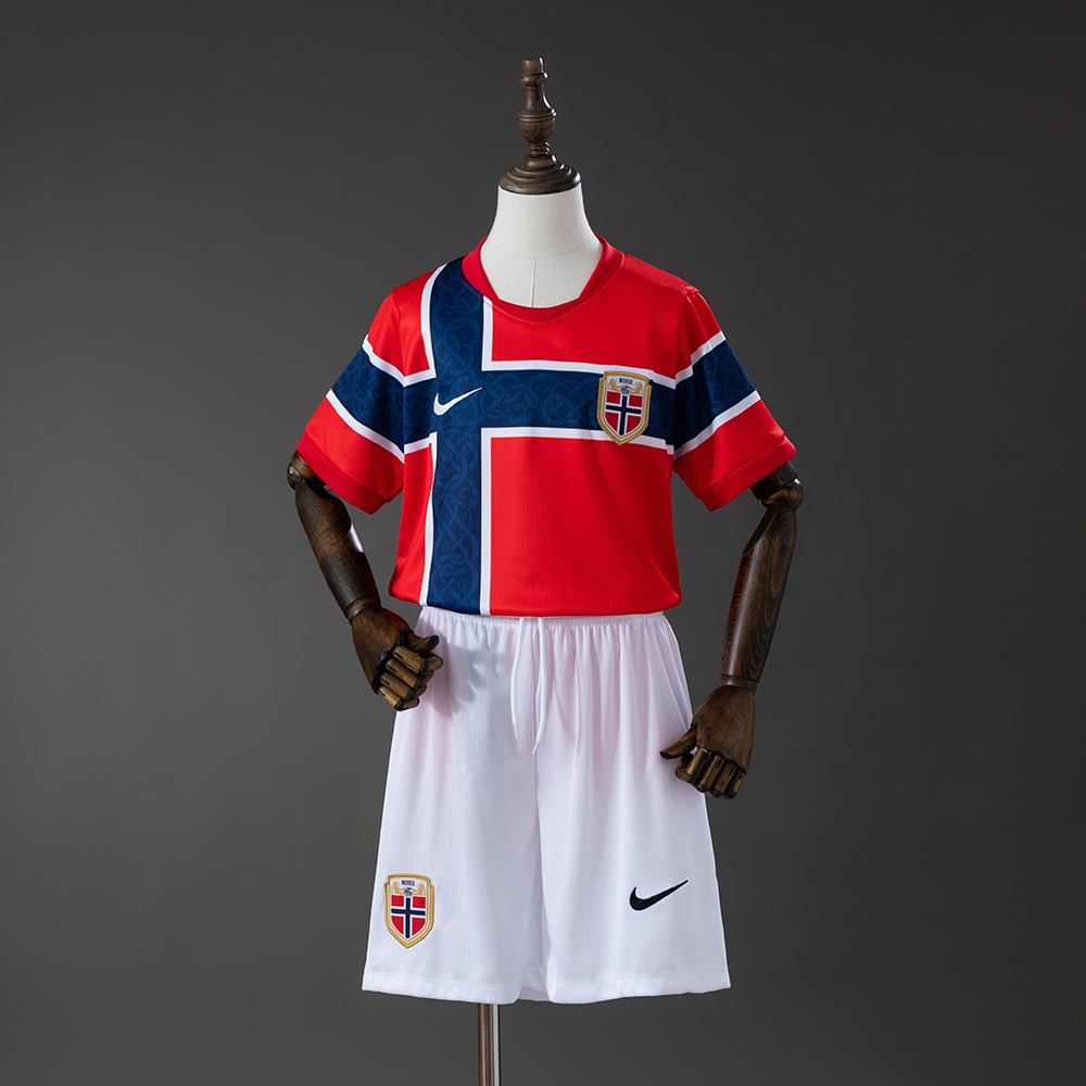 JER-10356_1 Norway 2026 Home Kids Kit Jersey - 图片 1