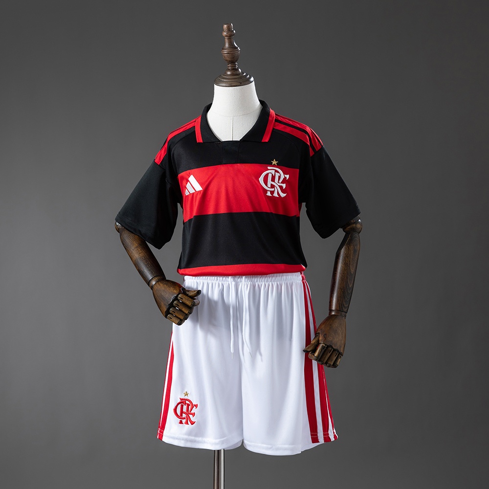 JER-10383_1 Flamengo 26/27 Home Kids Kit Jersey - 图片 1