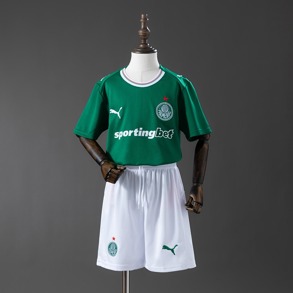 JER-10384_1 Palmeiras 26/27 Home Kids Kit Jersey - 图片 1