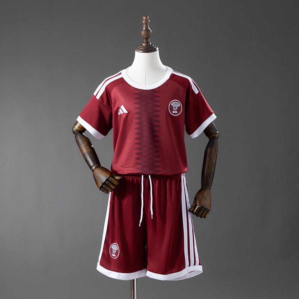 JER-10396_1 Qatar 2026 Home Kids Kit Jersey - 图片 1