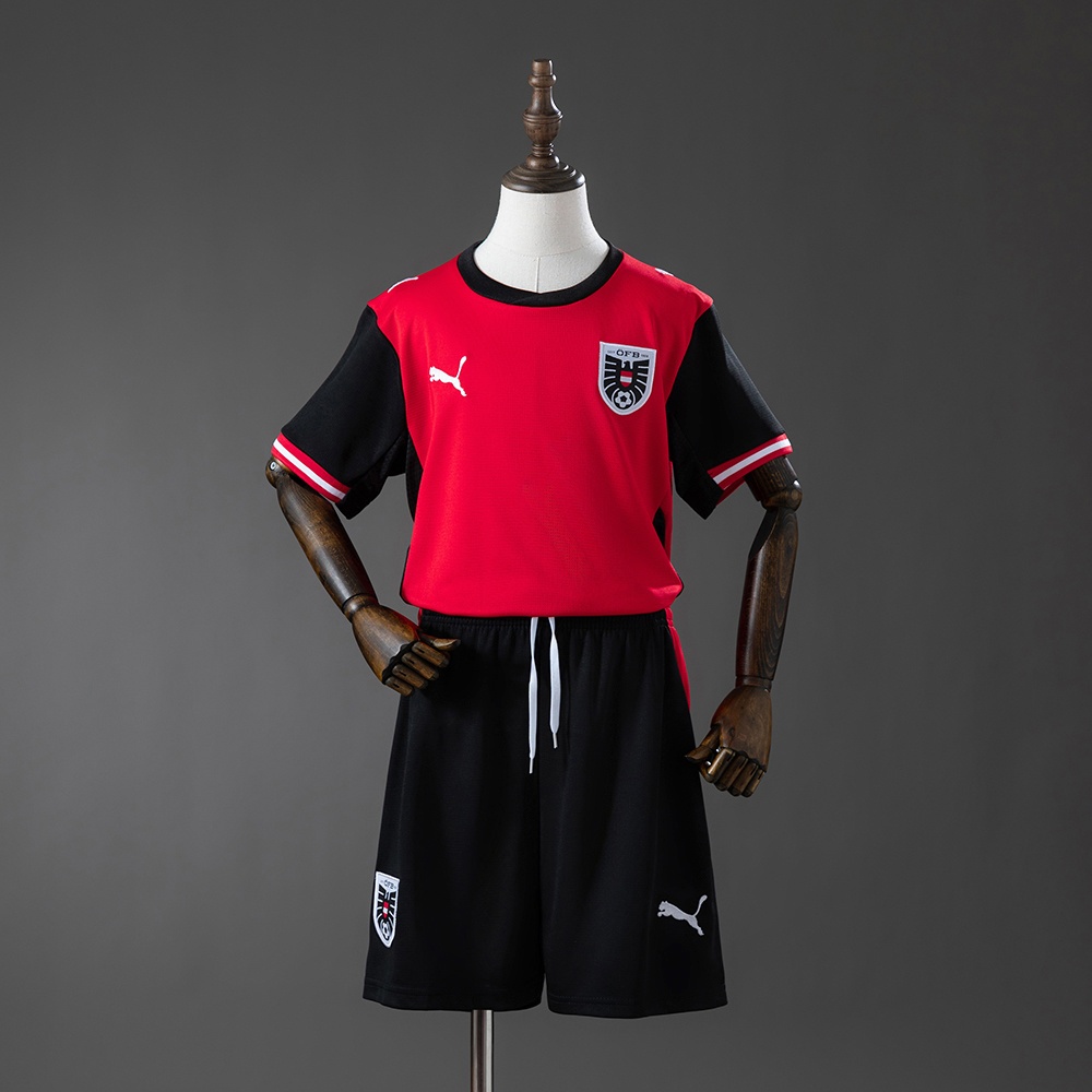JER-10411_1 Austria 2026 Home Kids Kit Jersey - 图片 1