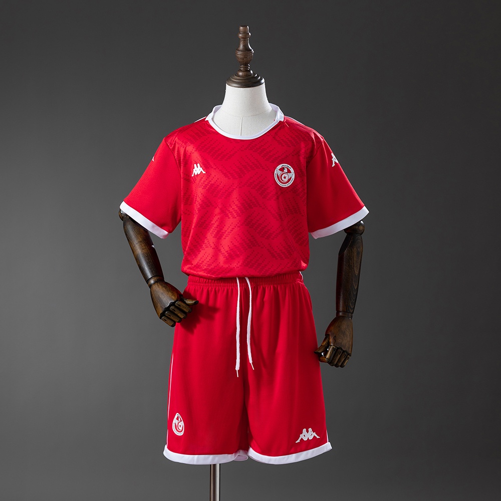 JER-10415_1 Tunisia 2026 Home Kids Kit Jersey - 图片 1
