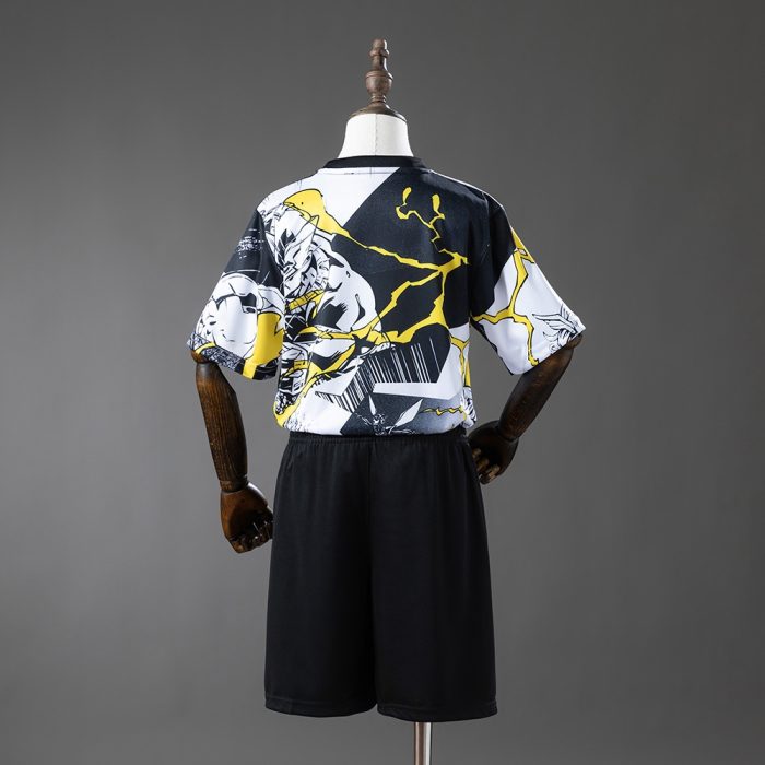 Real Madrid 25/26 Avengers Pre-Match Black and White Kids Kit - 图片 2