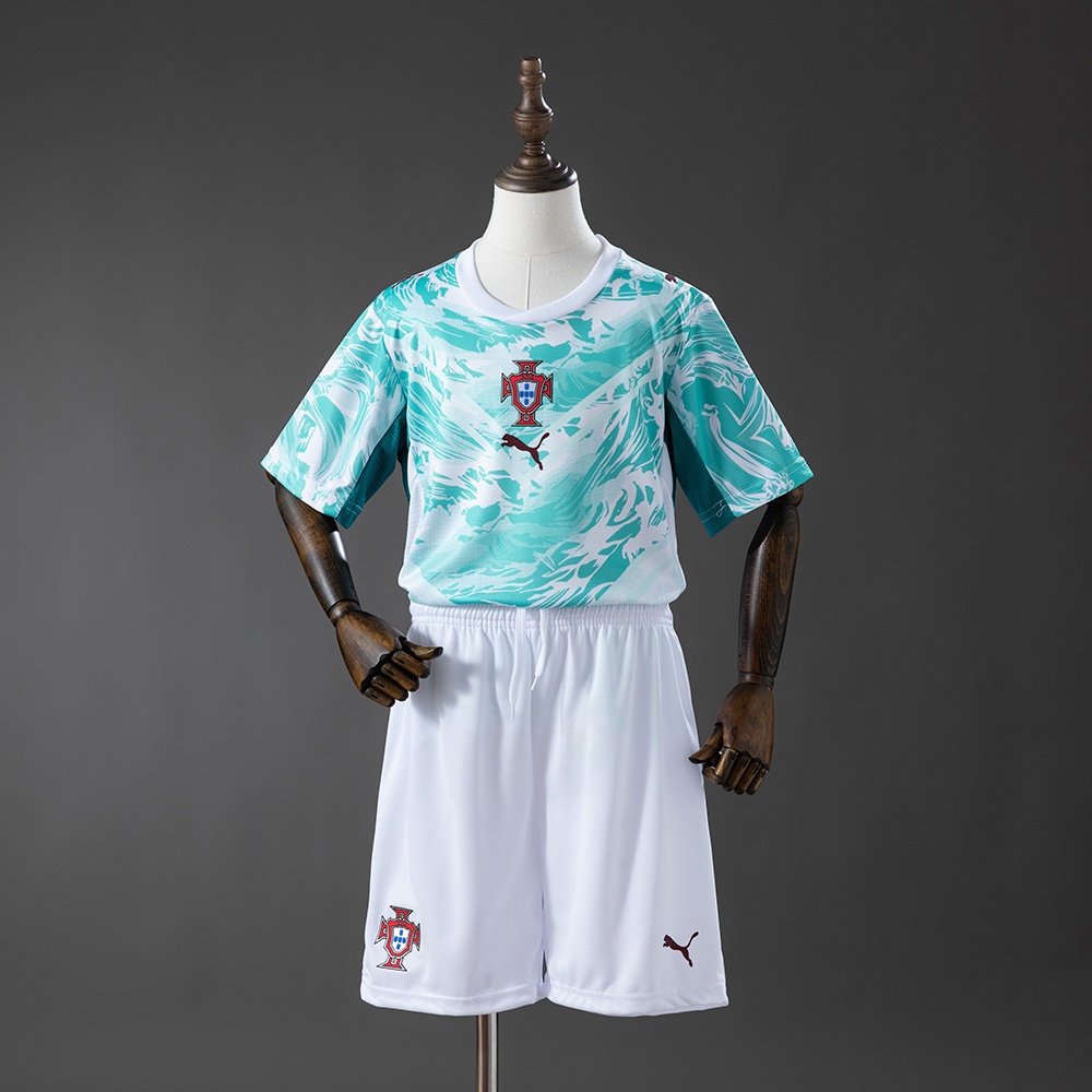 JER-10422_1 Portugal 2026 Away Kids Kit Jerseys - 图片 1