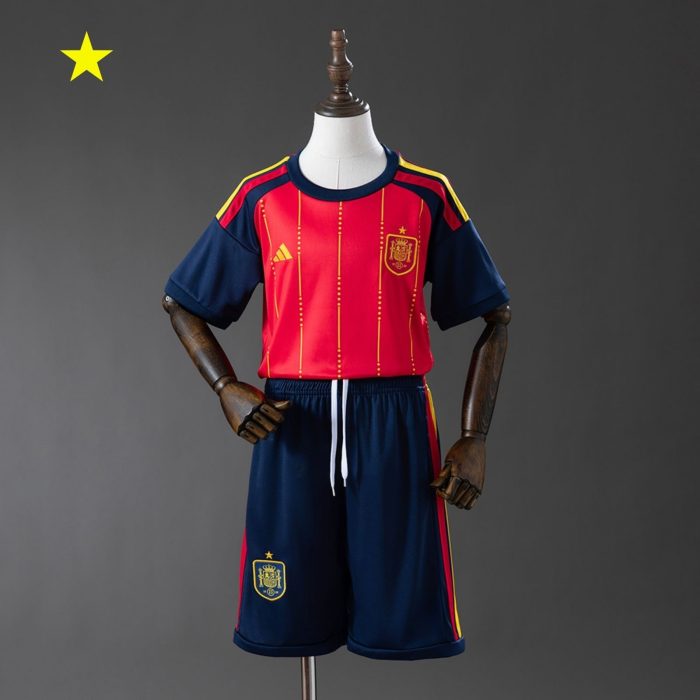 Spain 2026 Home Kids Kit Jersey - 图片 3