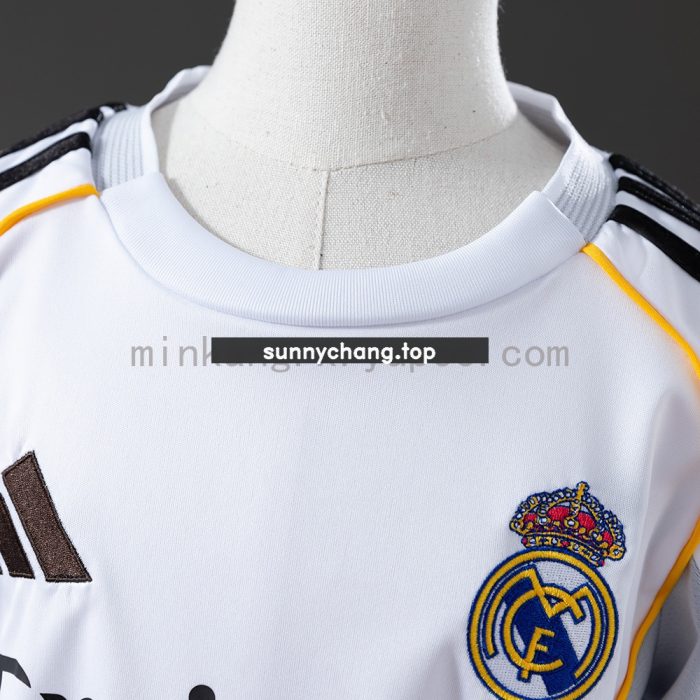 Real Madrid 25/26 Home Kids Kit Jersey - 图片 6