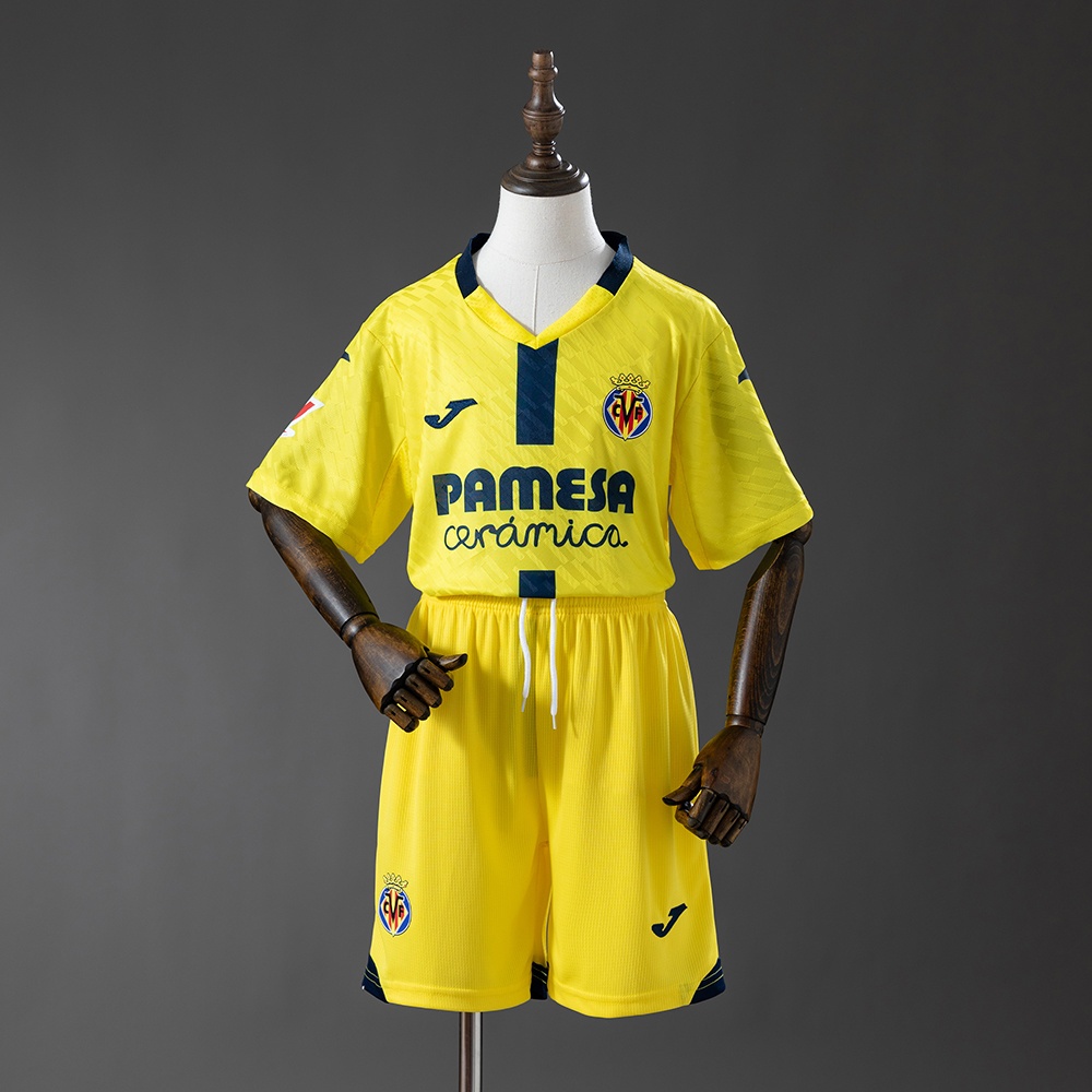 JER-10438_1 Villarreal 25/26 Home Kids Kit Jersey - 图片 1