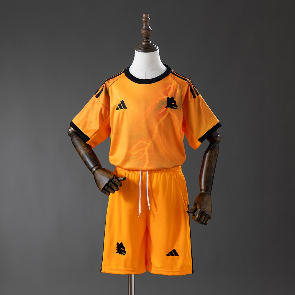 JER-10441_1 Roma 25/26 Away Kids Kit Jersey - 图片 1