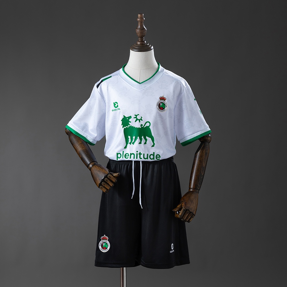 JER-10442_1 Racing Santander 25/26 Home Kids Kit Jersey - 图片 1