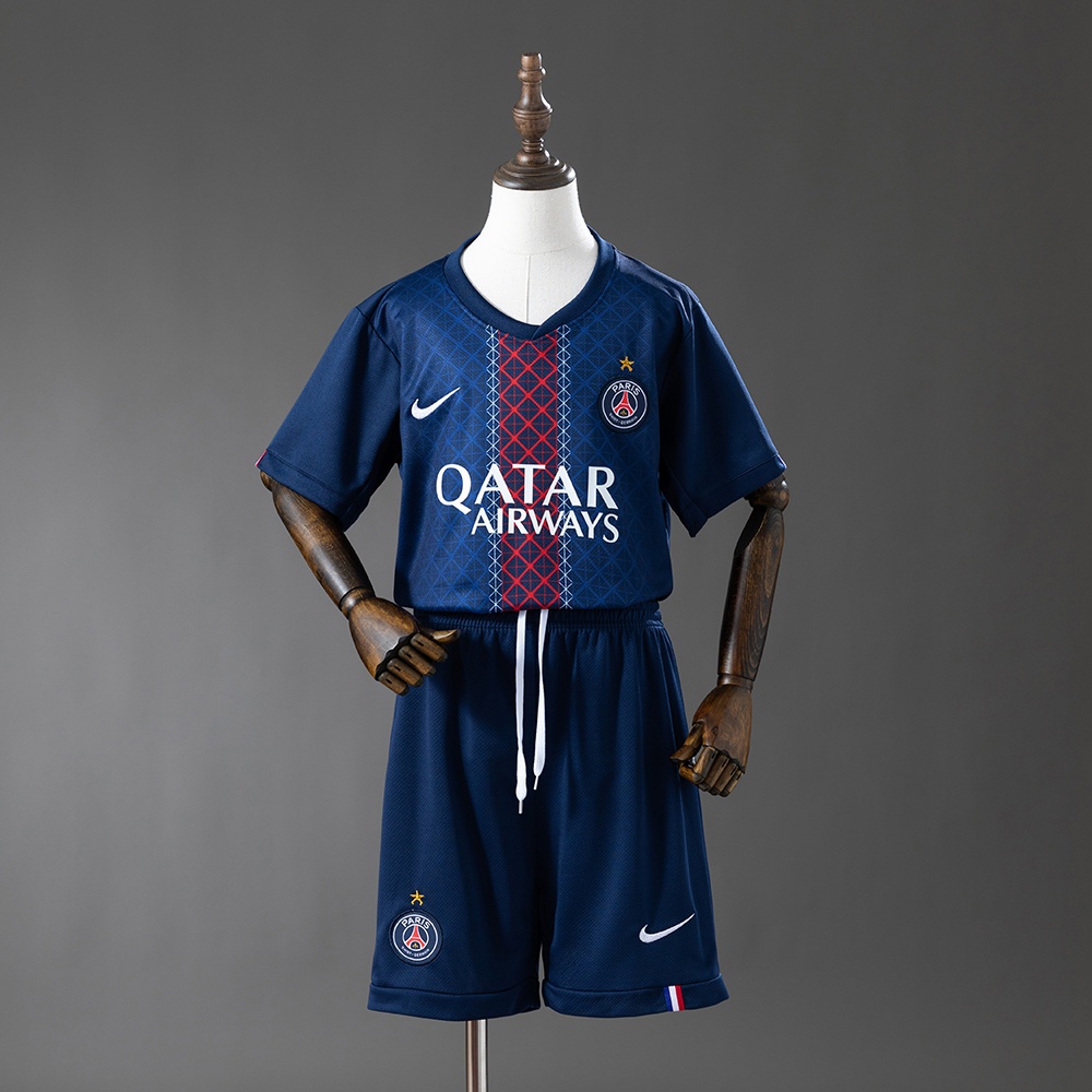 JER-10443_1 PSG 25/26 Home Champion Edition Kids Kit Jersey - 图片 1