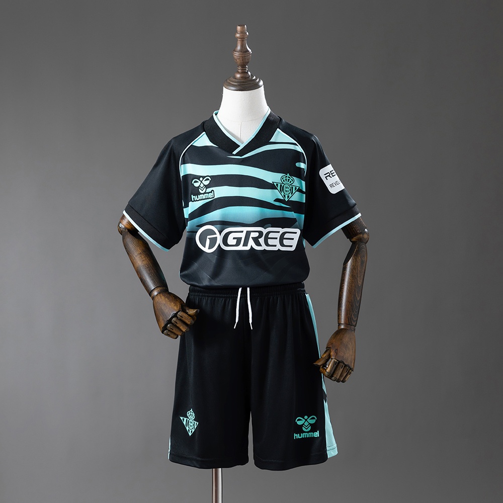 JER-10462_1 Real Betis 25/26 Third Away Kids Kit Jersey - 图片 1