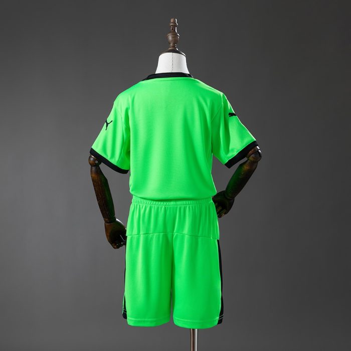 Portugal 2026 Fluorescent Green Kids Kit Jersey - 图片 2