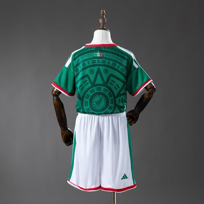 Mexico 2026 Home Kids Kit Jersey - 图片 2