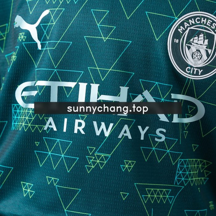 Manchester City 25/26 Fourth Away Kids Kit Jersey - 图片 8