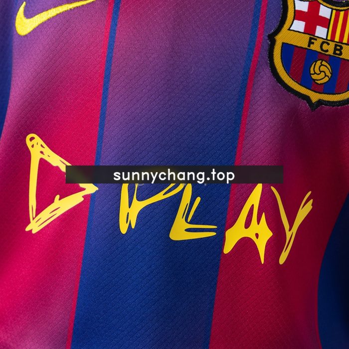 Barcelona 25/26 Collaboration x DPLAY Kids Kit Jersey - 图片 8