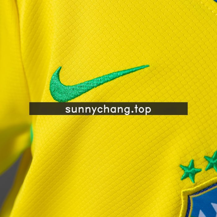 Brazil 2025 Home Kids Kit Jersey - 图片 6