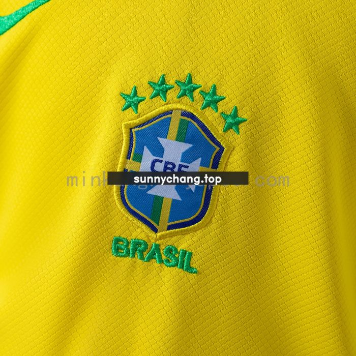 Brazil 2025 Home Kids Kit Jersey - 图片 7