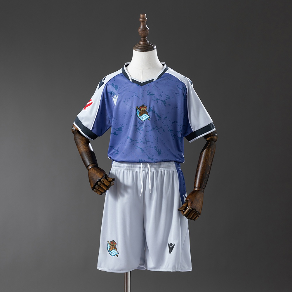 JER-10500_1 Real Sociedad 25/26 Away Game Kids Size: 16-28 - 图片 1