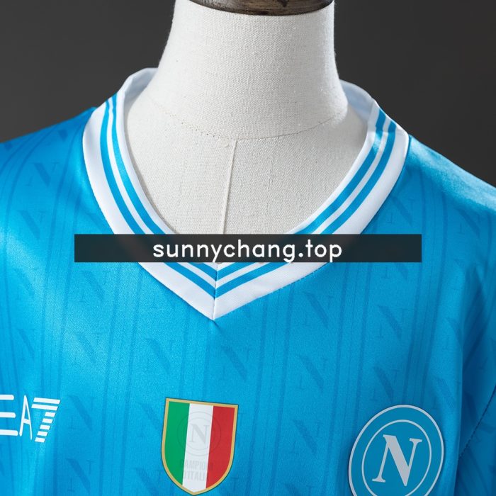 Napoli 25/26 Home Kids Kit Jersey - 图片 3
