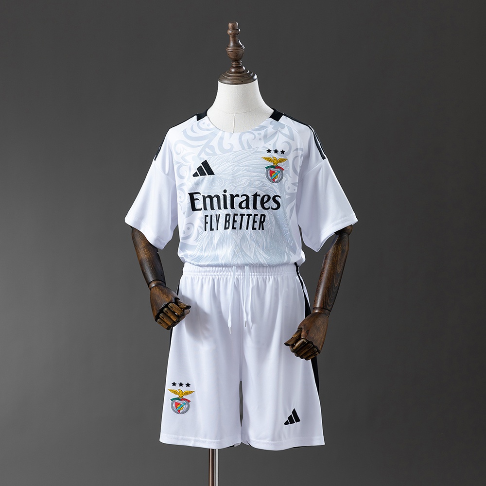 JER-10511_1 Benfica 25/26 Kids Kit White Training Jersey - 图片 1