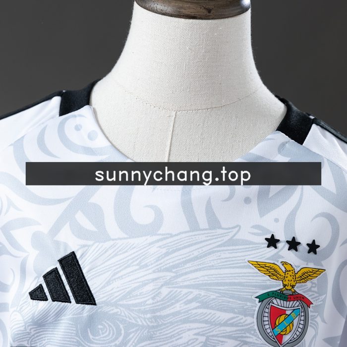 Benfica 25/26 Kids Kit White Training Jersey - 图片 8