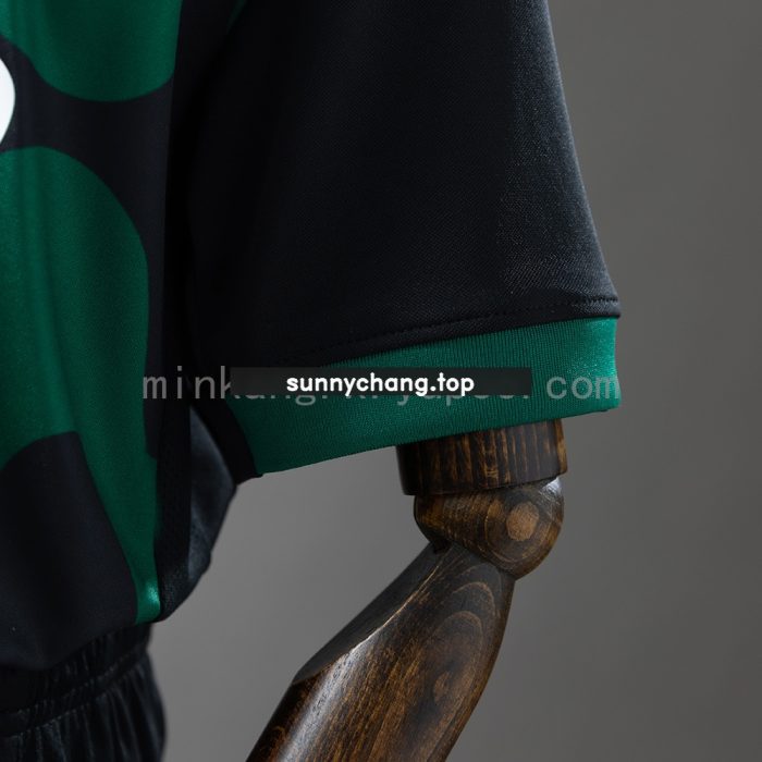 Sporting Lisbon 25/26 Kids Kit Alternative Jersey Black - 图片 4