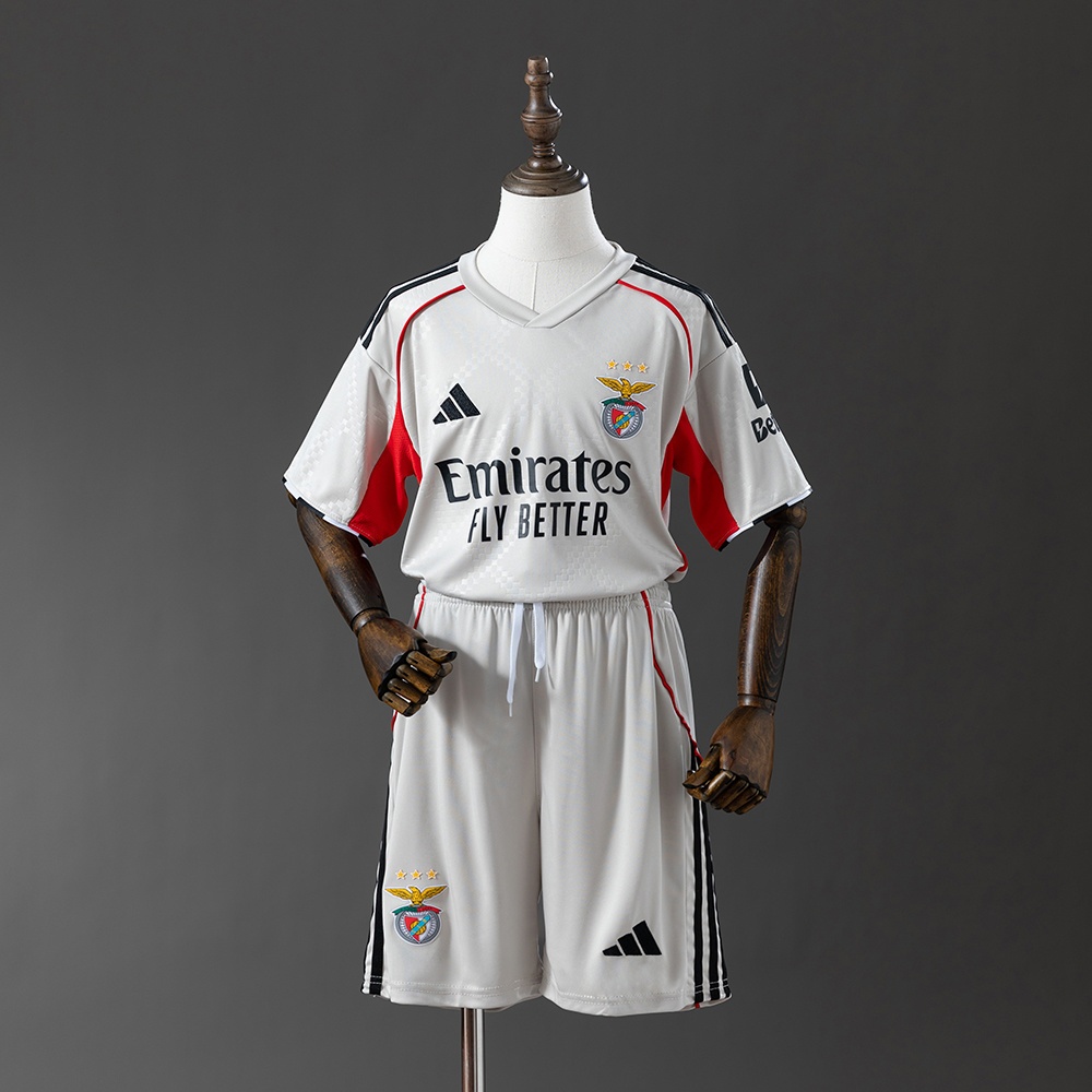 JER-10513_1 Benfica 25/26 Kids Kit Away Jersey - 图片 1