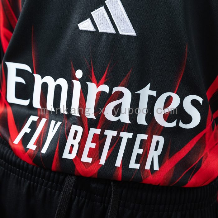 Benfica 25/26 Kids Kit Black Training Jersey - 图片 6