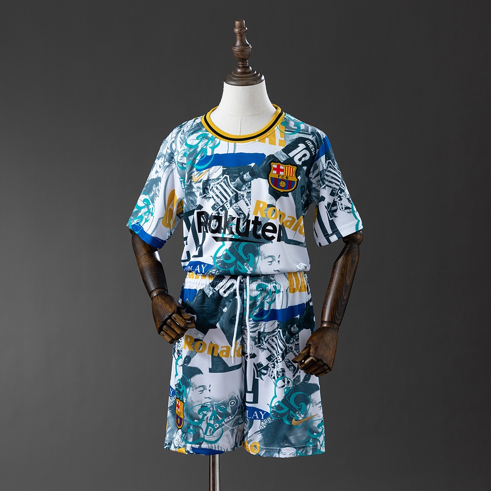 JER-10522_1 Barcelona 25/26 Legendary Player Special Edition Full Kids Kit Jersey - 图片 1