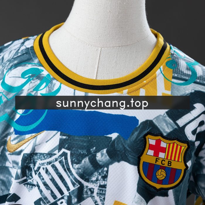 Barcelona 25/26 Legendary Player Special Edition Full Kids Kit Jersey - 图片 8