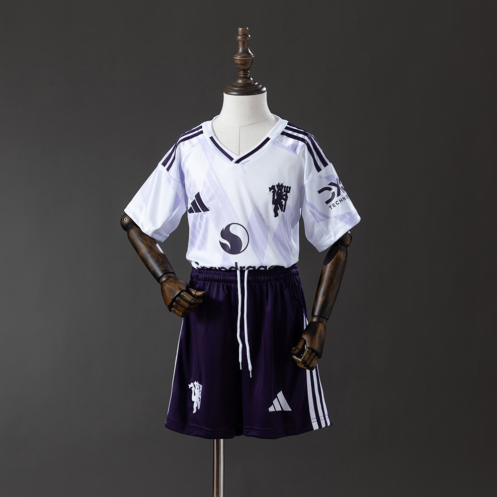 JER-10524_1 Manchester United 25/26 Away Kids Kit Jersey - 图片 1