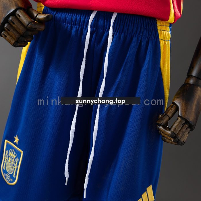 Spain 2024 Home Full Kids Kit Jersey - 图片 3