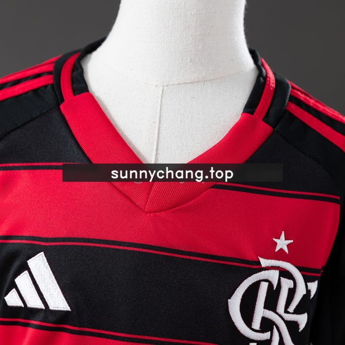 Flamengo 25/26 Home Kids Kit Jersey - 图片 7