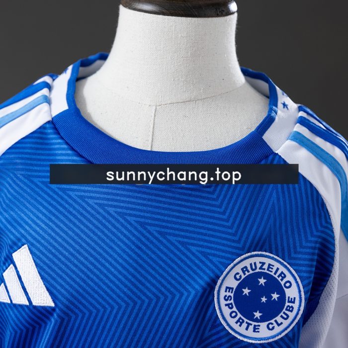 Cruzeiro 25/26 Home Kids Kit Jersey - 图片 4
