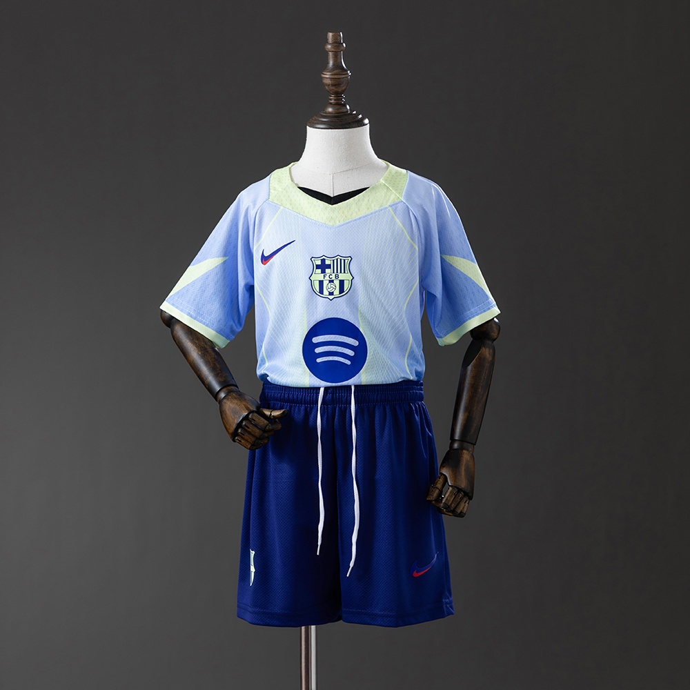 JER-10546_1 Barcelona 25/26 Concept Edition - Green Kids Kit Jersey - 图片 1