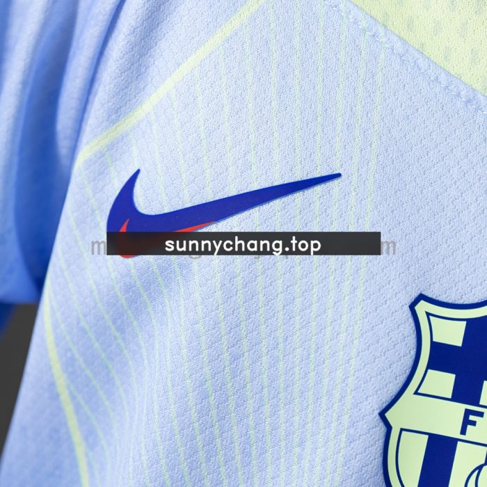 Barcelona 25/26 Concept Edition - Green Kids Kit Jersey - 图片 5