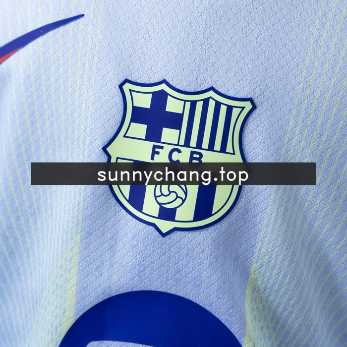Barcelona 25/26 Concept Edition - Green Kids Kit Jersey - 图片 6