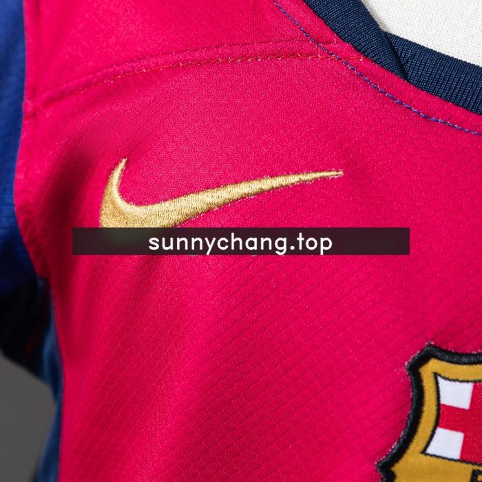 Barcelona 24/25 Home Kids Kit Jersey - 图片 5