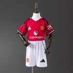 M-U 25/26 Home Kids Kit Jersey