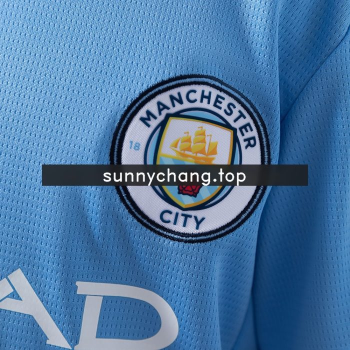 Manchester City 24/25 Home Kids Kit Jersey - 图片 6