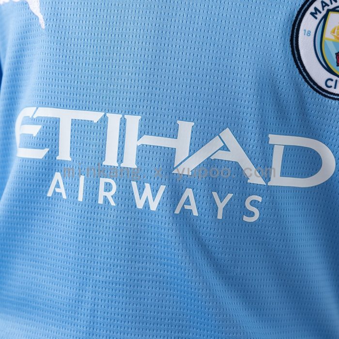 Manchester City 24/25 Home Kids Kit Jersey - 图片 7
