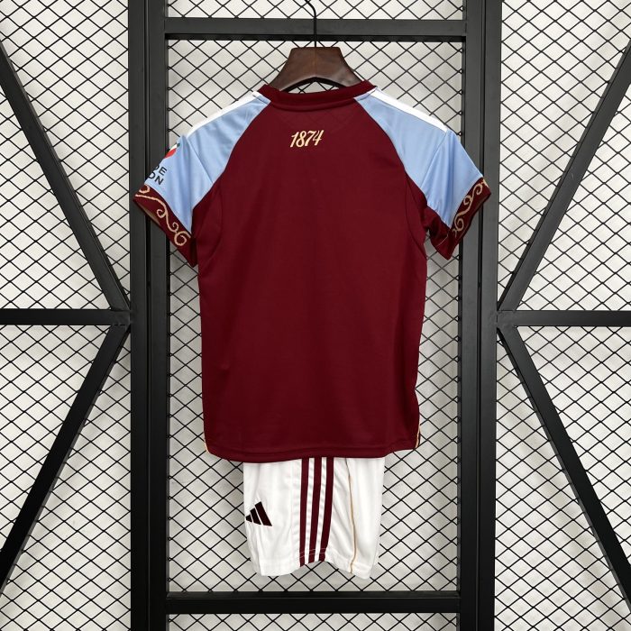 Kids Aston Villa Home 25/26 - 图片 6