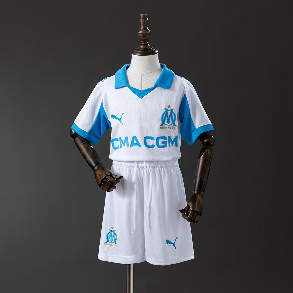 JER-10599_1 Marseille Home Kids Jersey 25/26 - 图片 1