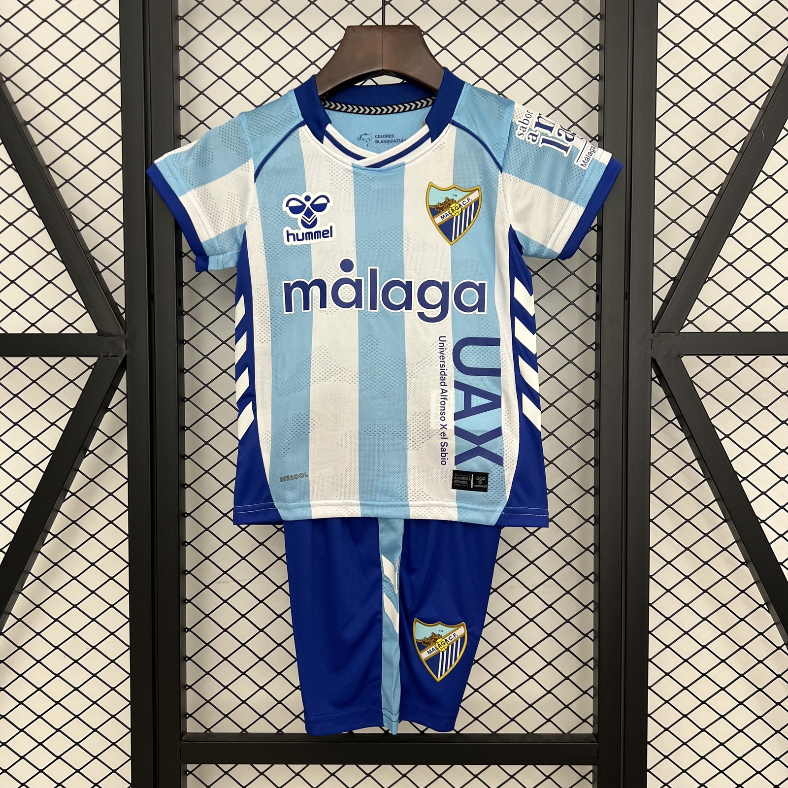 JER-10606_1 M谩laga Home Kids Jersey 25/26 - 图片 1