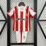 Kids Sporting Gijon Home Jersey 25/26