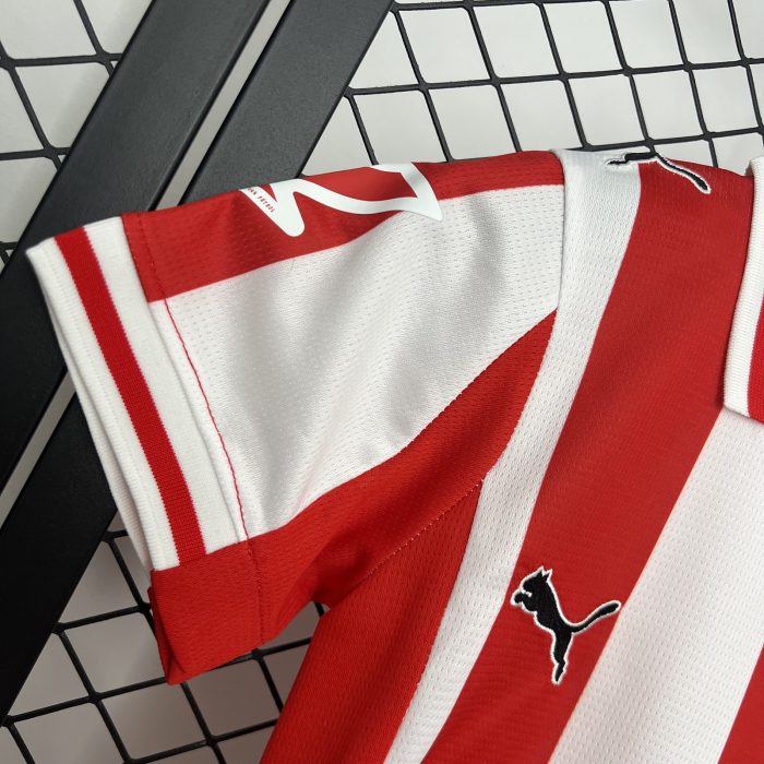 Kids Sporting Gijon Home Jersey 25/26 - 图片 3