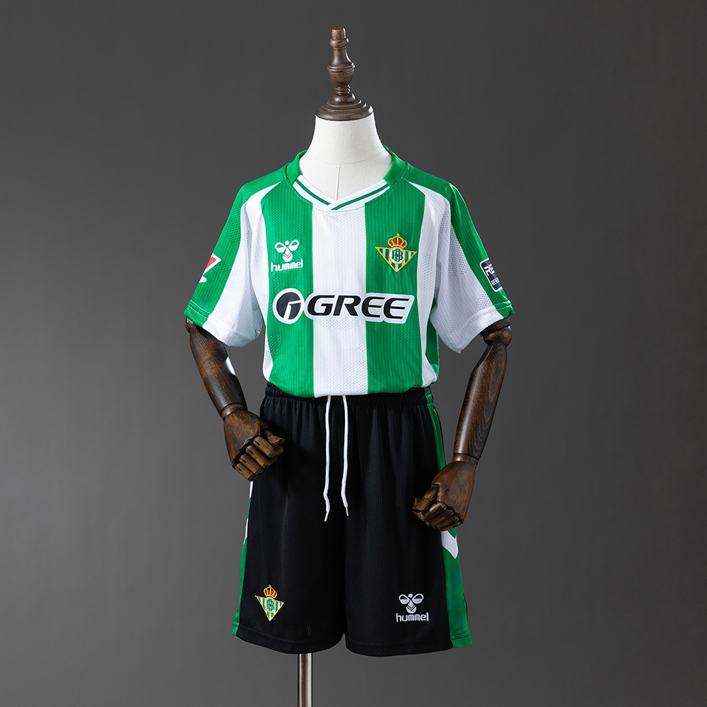 JER-10613_1 Kids 25/26 Real Betis Home Jersey - 图片 1